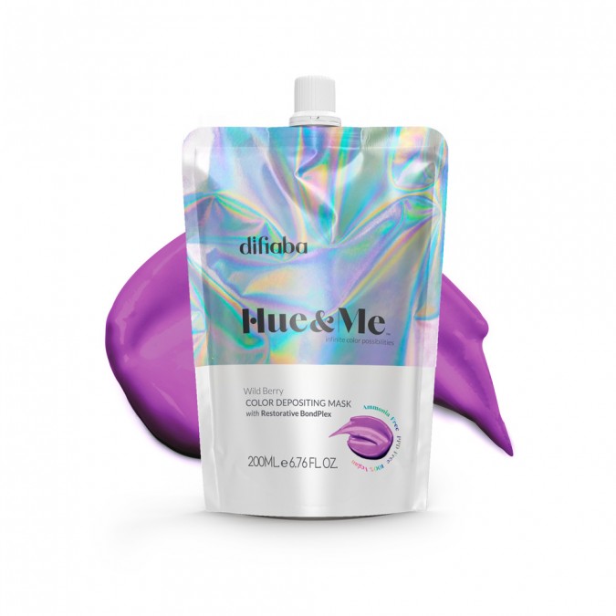 DIFIABA Hue&Me Wild Berry Color Depositing Mask 200 ml
