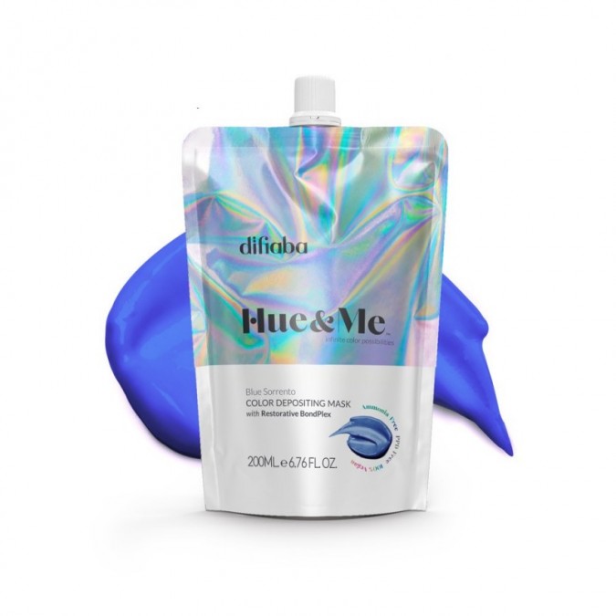 DIFIABA Hue&Me Blue Sorrento Color Depositing Mask 200 ml