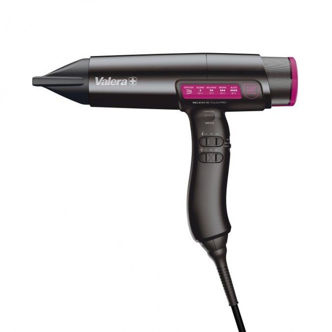 VALERA Selexa AI Color Pro Professional Hair Dryer Black/Purple