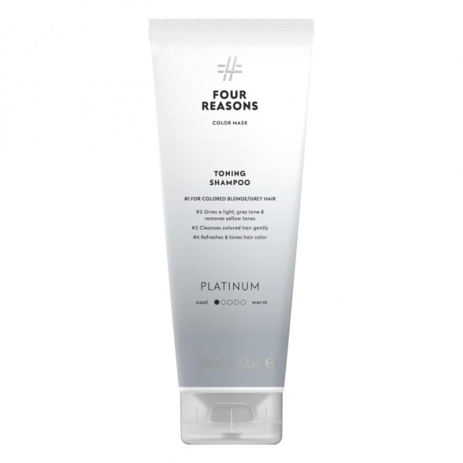 FOUR REASONS Color Mask Toning Shampoo Platinum 250 ml