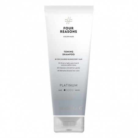 FOUR REASONS Color Mask Toning Shampoo Platinum 250 ml