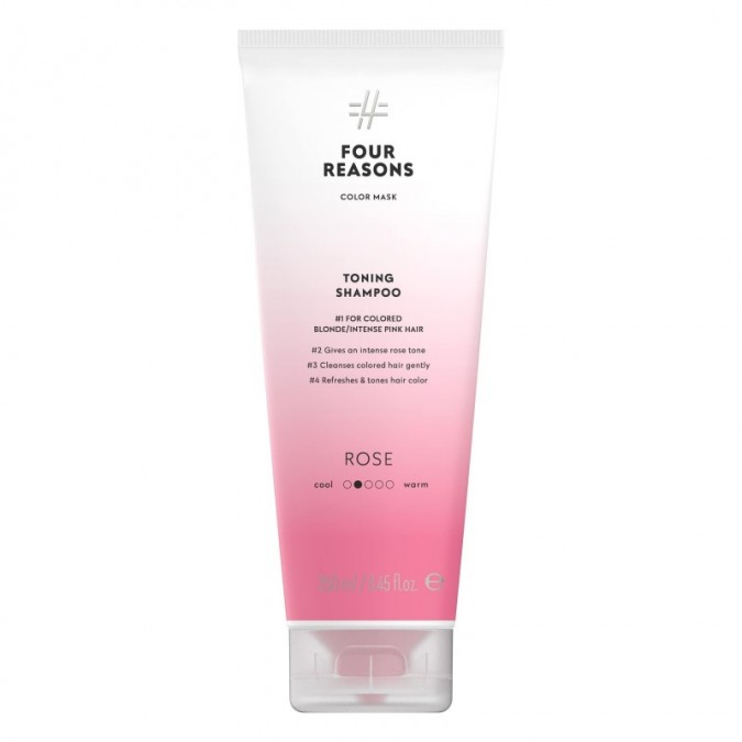 FOUR REASONS Color Mask Toning Shampoo Rose 250 ml