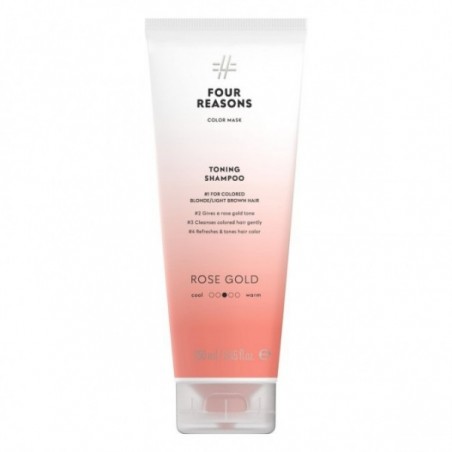 FOUR REASONS Color Mask Toning Shampoo Rose Gold 250 ml