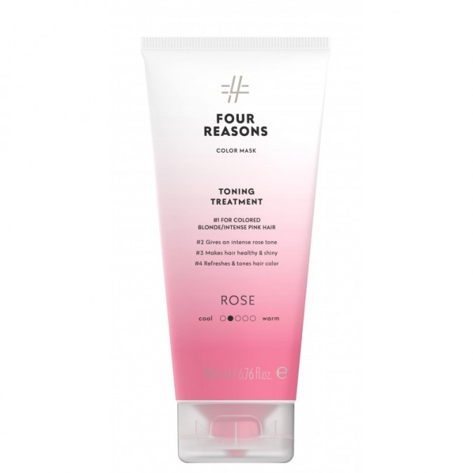 FOUR REASONS Color Mask Toning Treatment Rose 200 ml