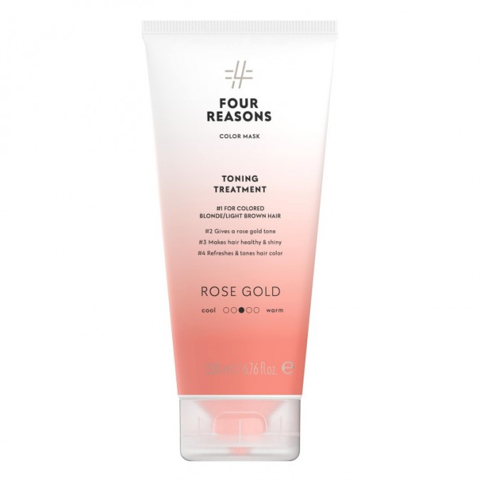 FOUR REASONS Color Mask Toning Treatment Rose Gold 200 ml