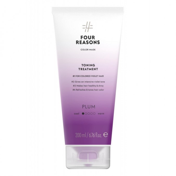FOUR REASONS Color Mask Toning Treatment Plum 200 ml