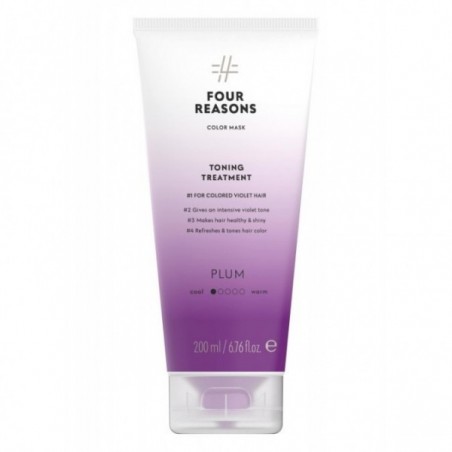 FOUR REASONS Color Mask Toning Treatment Plum 200 ml