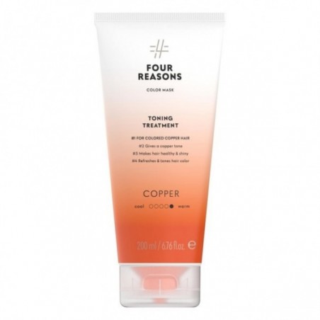 FOUR REASONS Color Mask Toning Treatment Copper 200 ml