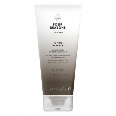 FOUR REASONS Color Mask Toning Treatment Coffee 200 ml
