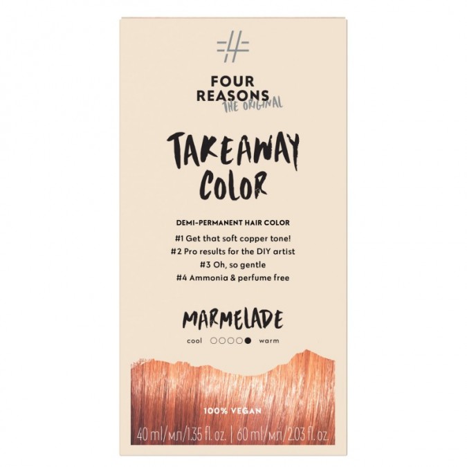 FOUR REASONS Original Takeaway Demi-Permanent Color 7.43 Marmelade 100 ml