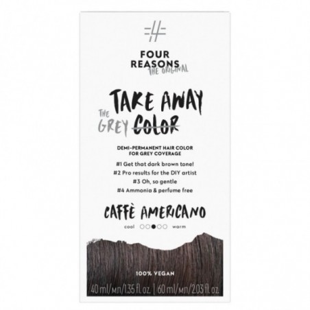FOUR REASONS Original Takeaway Demi-Permanent Color 4.0 Caffè Americano GC 100 ml