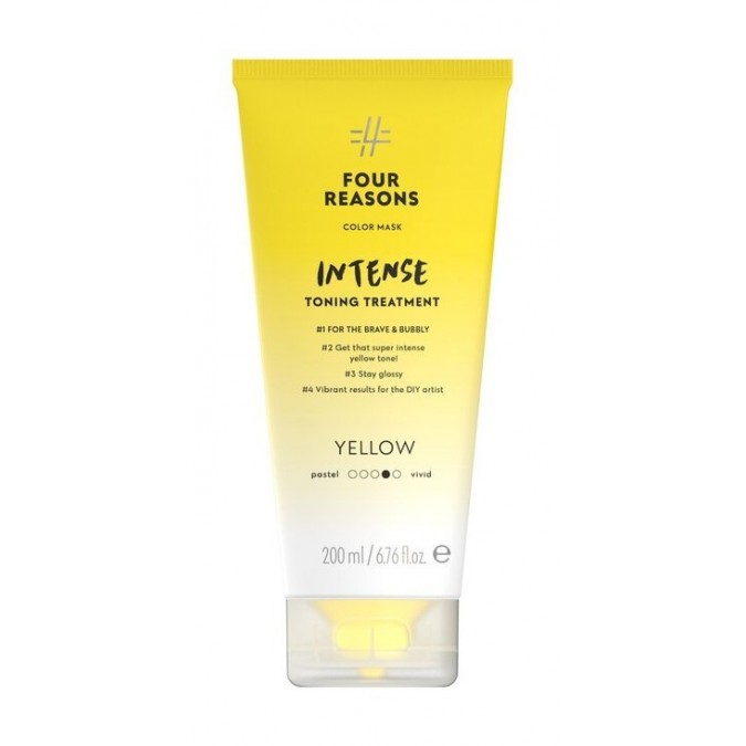 FOUR REASONS Color Mask Intense Toning Treatment Yellow 200 ml