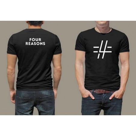 FOUR REASONS T-Shirt Black L