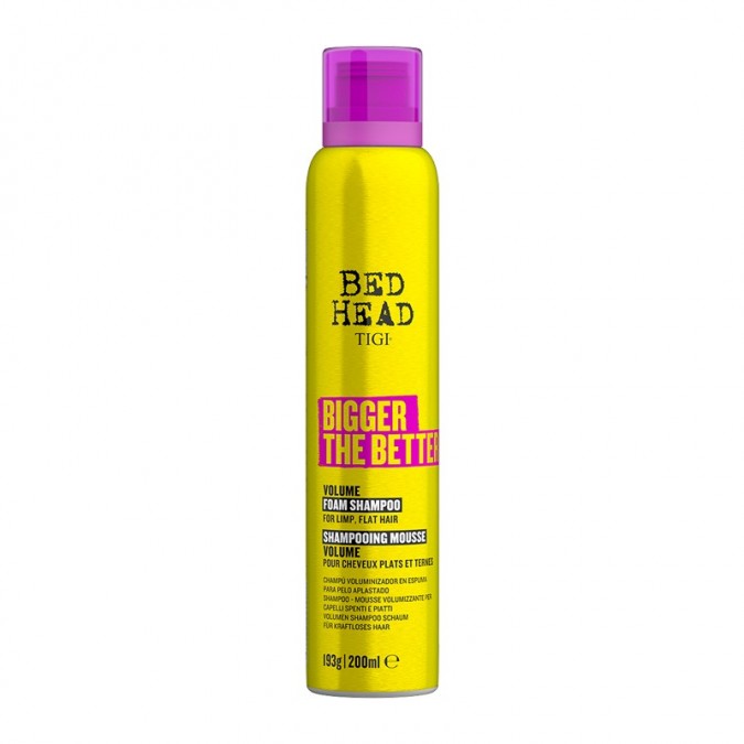 TIGI Bed Head Bigger The Better Foam Shampoo 200 ml New